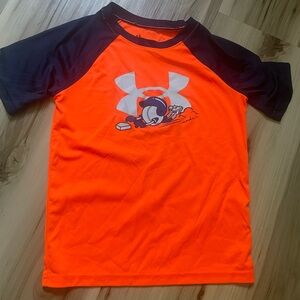Under Armour Orange and Black Performance Tee